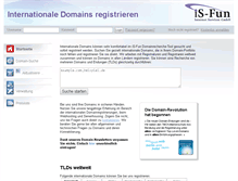 Tablet Screenshot of internationaledomains.net